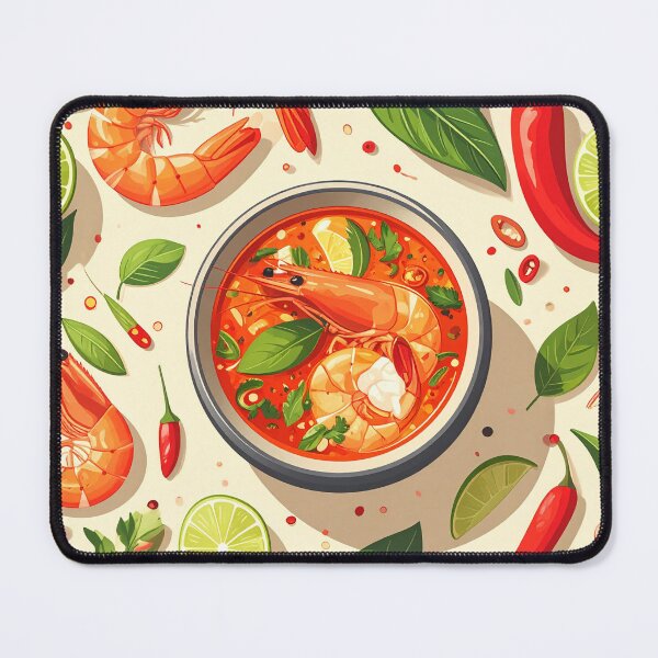 Item preview, Tom Yum Thai Food Pattern designed and sold by MIXER'07.