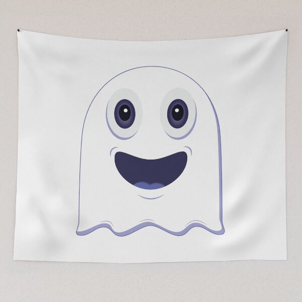 Item preview, Halloween Emoji Ghost designed and sold by Captain Creative.