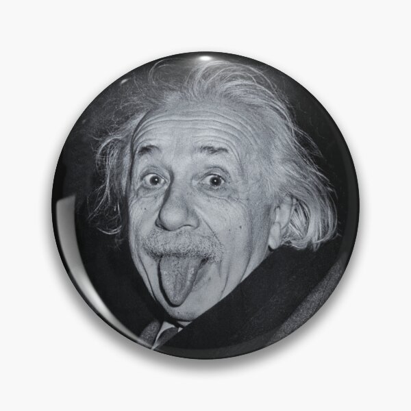 Item preview,  Albert Einstein poking out his tongue designed and sold by stevepaint.