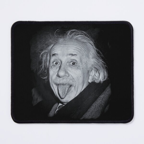 Item preview, Albert Einstein poking out his tongue designed and sold by stevepaint.