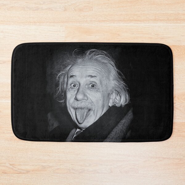 Item preview,  Albert Einstein poking out his tongue designed and sold by stevepaint.