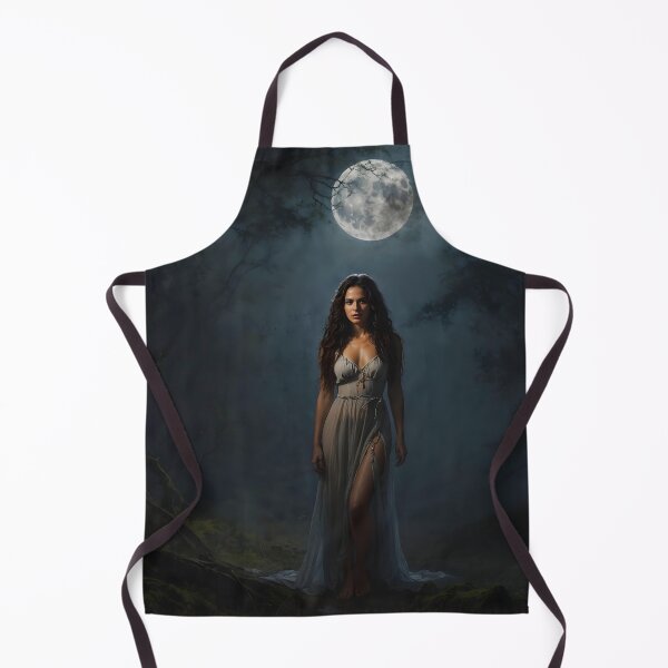 Item preview, Moonlit Enchantress – Dark Fantasy Forest Portrait designed and sold by ShadeScapeArt.