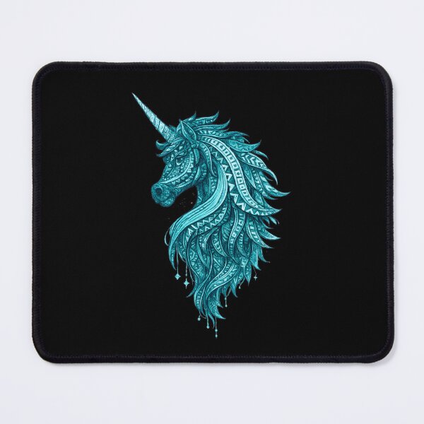 Item preview, Magical Unicorn 80s Cartoon Style Horse Lovers Aesthetic Mandala Design designed and sold by DrawHandArt.