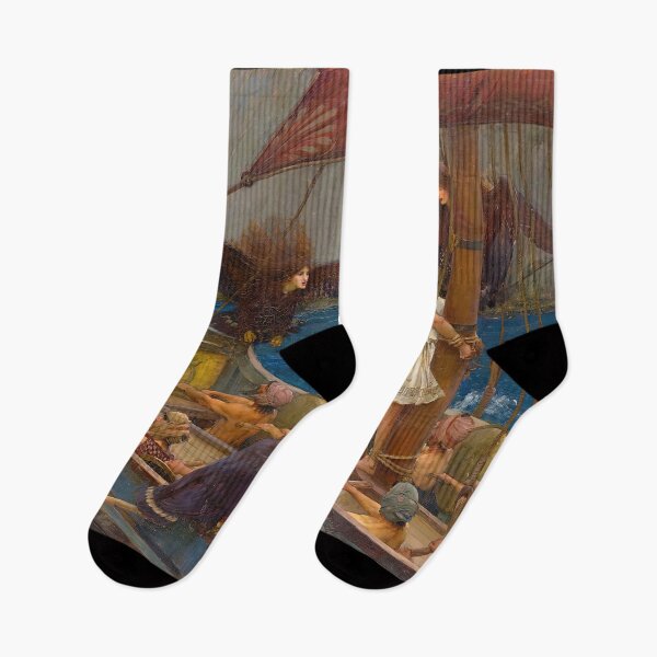 Item preview, Ulysses Sirens Odyssey Greek Mythology Art designed and sold by Retr0Tshirts.
