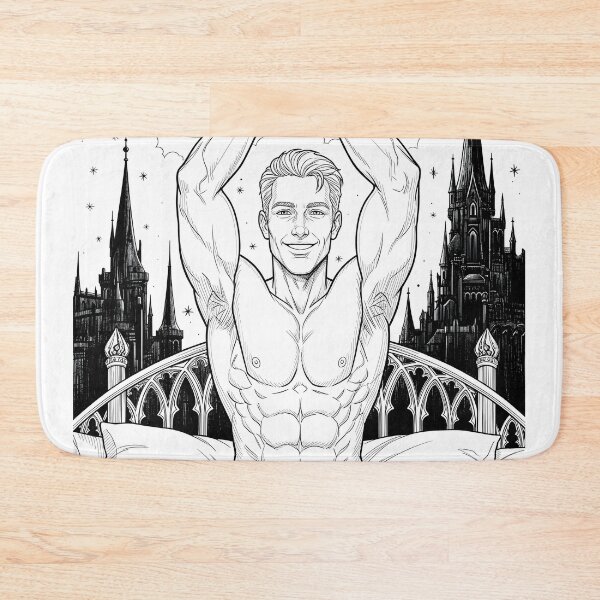 Item preview, Gay Vampire Fantasy Man Moonlit Halloween LGBTQ designed and sold by Shoot-The-Moon.