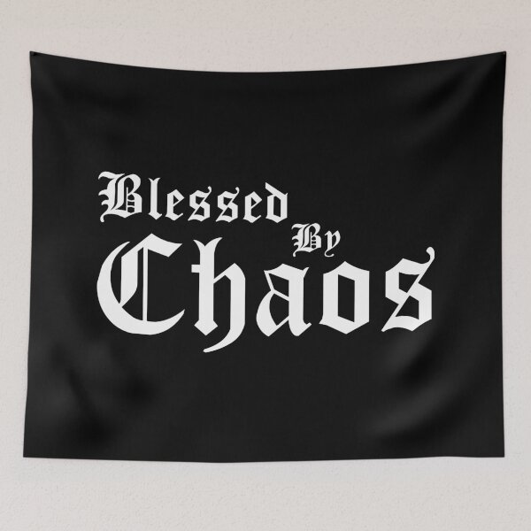 Item preview, Blessed By Chaos Gothic Blackletter Typography Design designed and sold by NeutronDesign.