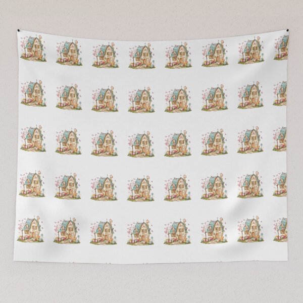 Item preview, Cute Vintage cottage, tulips,  flowers, pastell, romantic designed and sold by Coolparrotgirl.