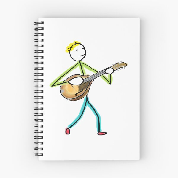 Item preview, Mandolin Playing Stickman designed and sold by Mark-Ewbie.
