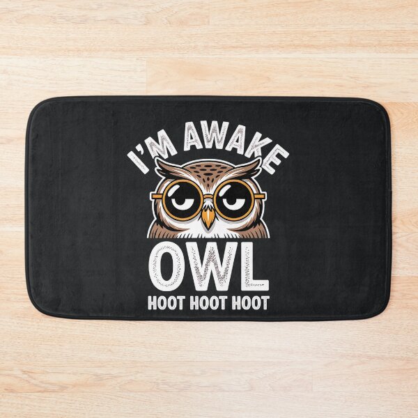 Item preview, Funny Sarcastic Owl Meme – I’m Awake Night Humor designed and sold by Taans-Creation.