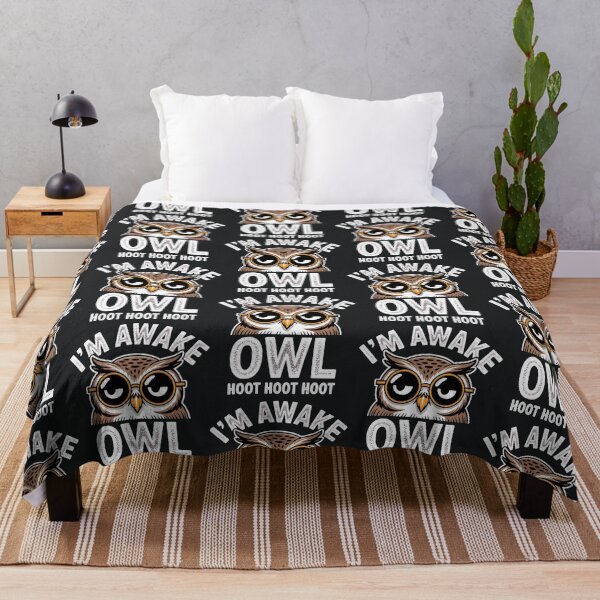Item preview, Funny Sarcastic Owl Meme – I’m Awake Night Humor designed and sold by Taans-Creation.