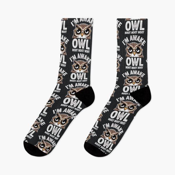 Item preview, Funny Sarcastic Owl Meme – I’m Awake Night Humor designed and sold by Taans-Creation.