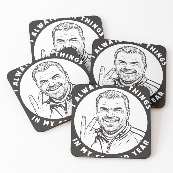 Item preview, Ange Postecoglou I Always Win Things In My Second Year Tottenham designed and sold by JungleZoo.