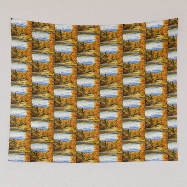 Item preview, Mountain View Road in Autumn designed and sold by Vermont Gifts and Art.