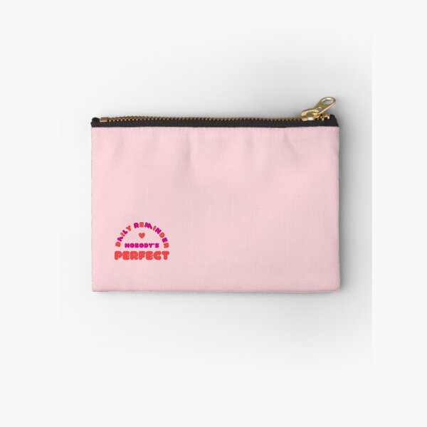 Item preview, DAILY REMINDER... NOBODY'S PERFECT | RED AND PINK designed and sold by thehappyintrovert .