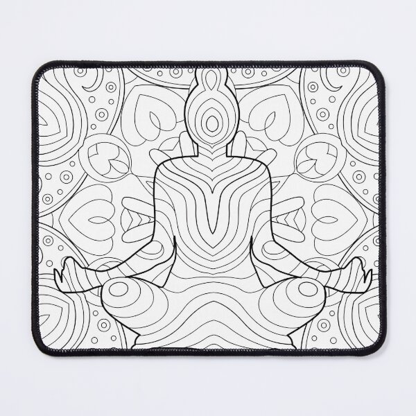 Item preview, Abstract Tribal Meditation Mandala Yoga Lotus designed and sold by Shoot-The-Moon.