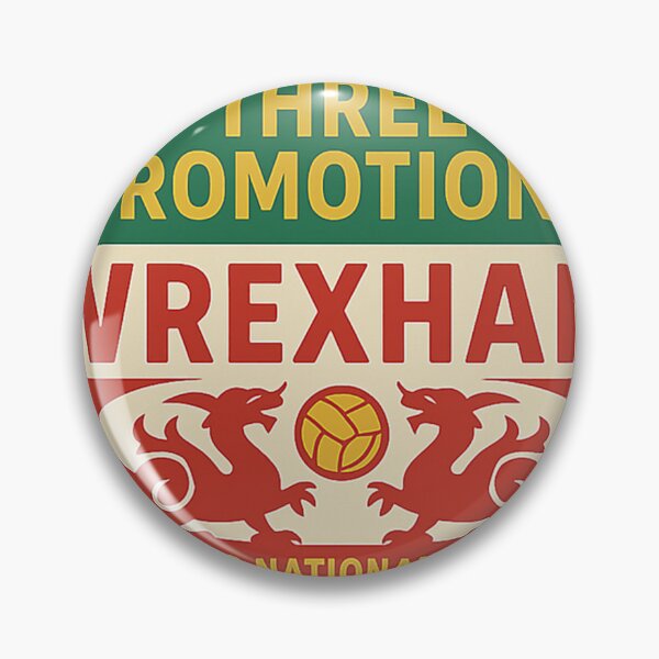 Item preview, Wrexham Three Promotions Sticker designed and sold by kujta123.