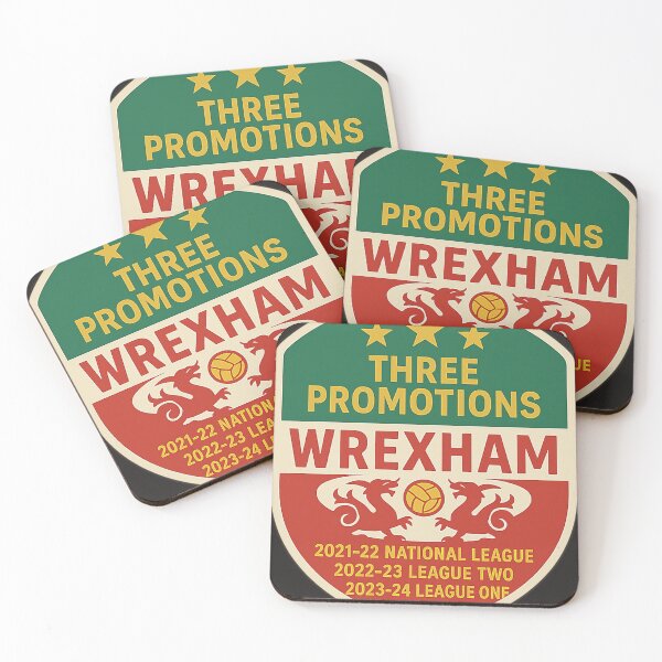 Item preview, Wrexham Three Promotions Sticker designed and sold by kujta123.