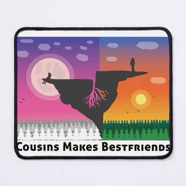Item preview, Cousins Make Best Friends Forever Family Quote Design designed and sold by PixelWaveBD.