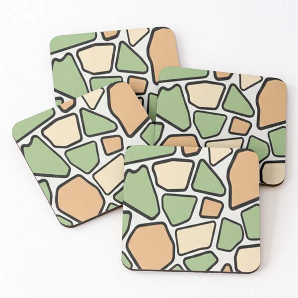Item preview, abstract pastel bocks patterns designed and sold by  Mudikeys.