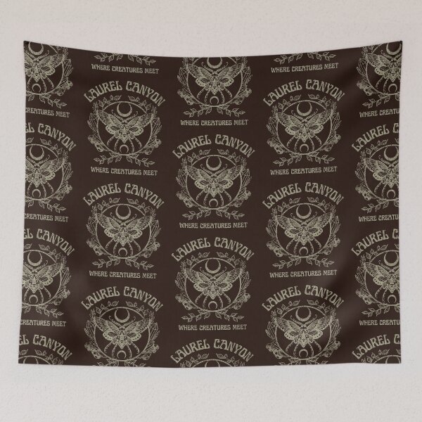 Item preview, Laurel Canyon - Where creatures meet - aged, vintage print designed and sold by retropetrol.