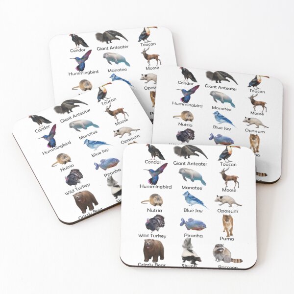 Item preview, animal stickers  designed and sold by UNIQUE+   DESIGN.