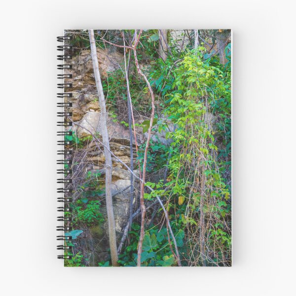 Item preview, Overgrown Garden Wall With Vines, Branches, and Rough Stone Texture designed and sold by Nmallia.
