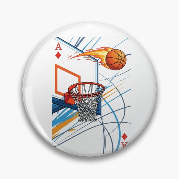Item preview,  Ace of Swish – Basketball Playing Card Art designed and sold by Dzblack.