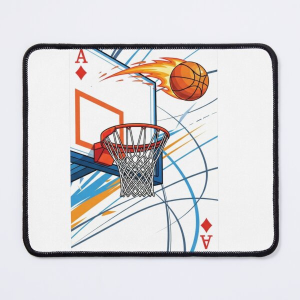 Item preview, Ace of Swish – Basketball Playing Card Art designed and sold by Dzblack.