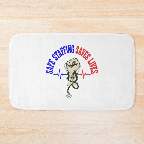 Item preview, Safe Staffing Saves Lives - Nurse Patient Ratio Union Art designed and sold by CrewGifted.