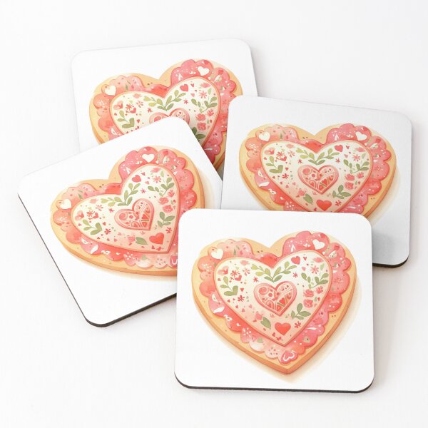Item preview, Cute heart sugar cookie designed and sold by MendaciousMina.