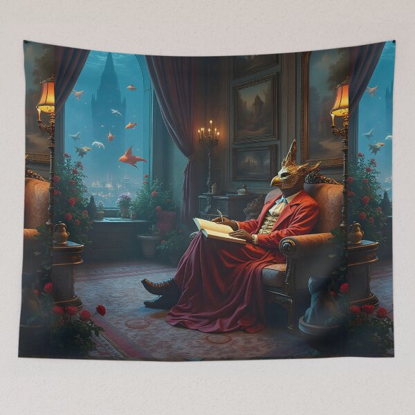 Item preview, Surreal study in coral and red tones designed and sold by KunstGeist.
