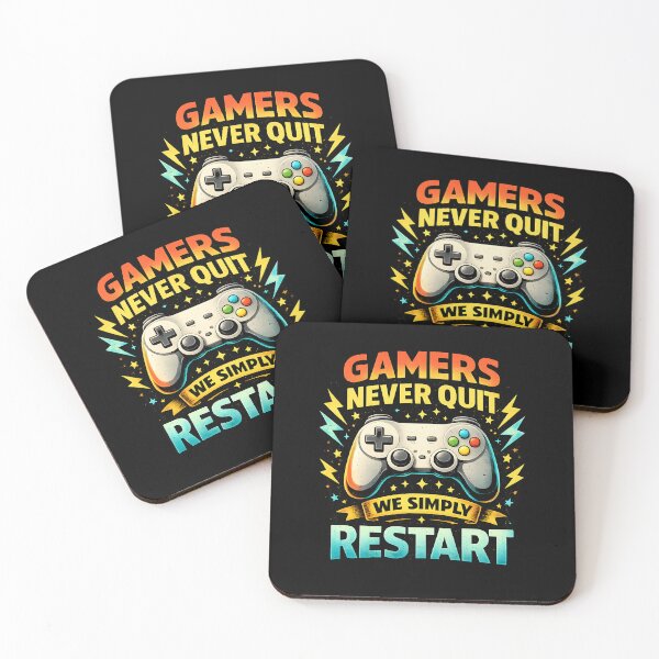 Item preview, Gamers Never Quit We Simply Restart designed and sold by JODYSMORGAN.