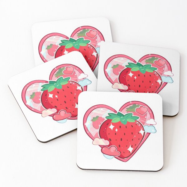 Item preview, Strawberry heart designed and sold by MendaciousMina.