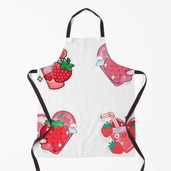 Item preview, Mini Strawberry milkshake sticker sheet designed and sold by MendaciousMina.