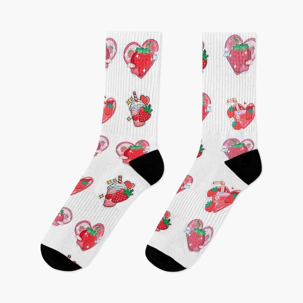 Item preview, Mini Strawberry milkshake sticker sheet designed and sold by MendaciousMina.
