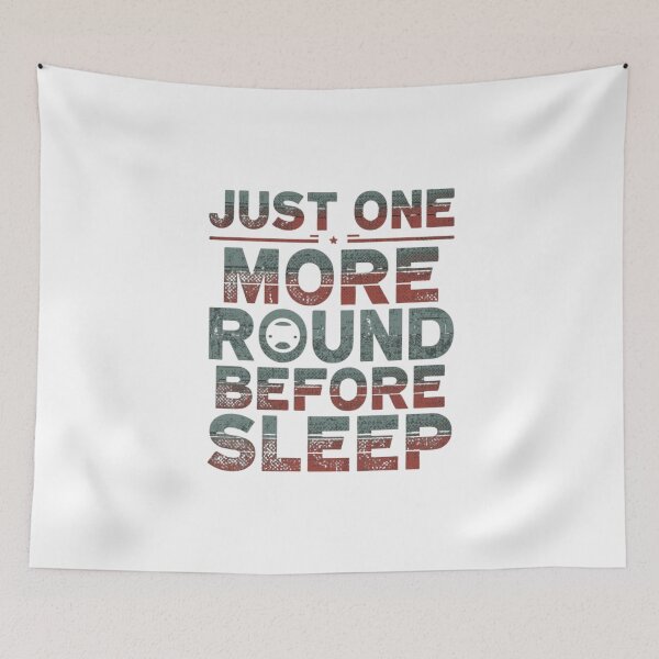 Item preview, Just One More Round Before Sleep – Night Gaming Humor Shirt designed and sold by KapiPrint.