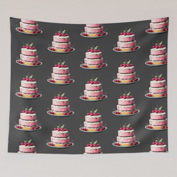 Item preview, Cake with cherries on top designed and sold by MendaciousMina.