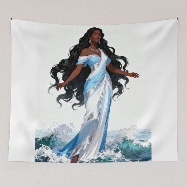 Item preview, Iemanjá, Janaína, Inaê, Rainha do Mar, Mãe d'Água, Princesa de Aiocá, designed and sold by Edu-Mendonca.