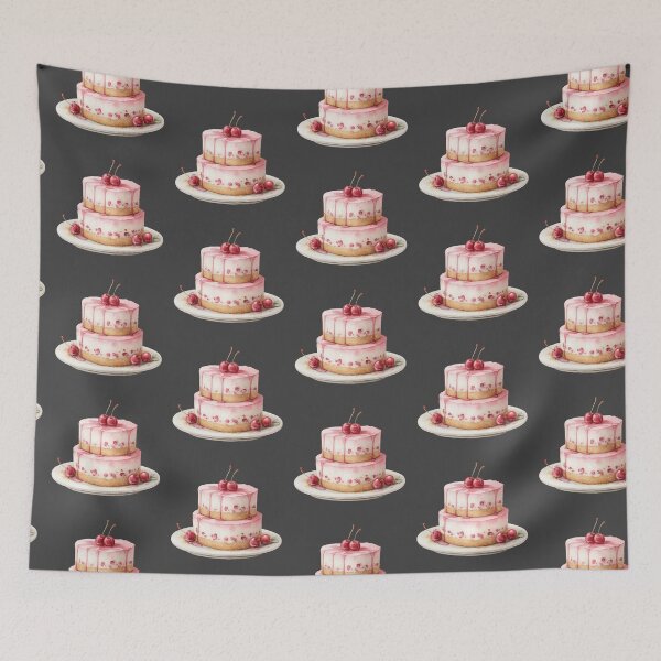 Item preview, Cake with cherries on top designed and sold by MendaciousMina.