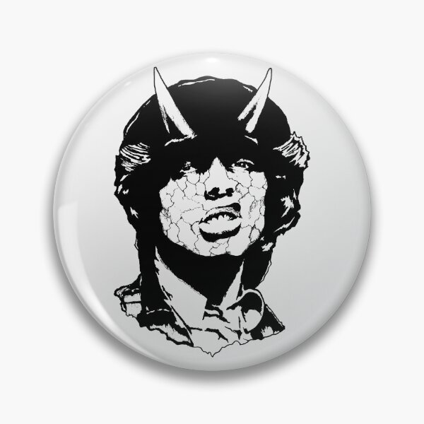 Item preview, Angus Young | High Voltage Devil Horns Portrait designed and sold by surmind.