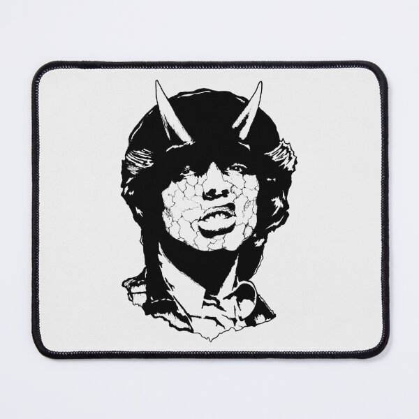 Item preview, Angus Young | High Voltage Devil Horns Portrait designed and sold by surmind.