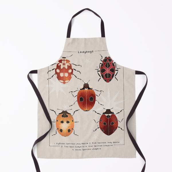 Item preview, Ladybug Field Guide Poster designed and sold by WyrdandWoven.