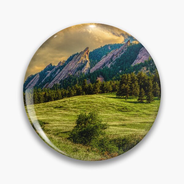 Artikelvorschau, Sonnenuntergang Flatirons Fluss des Lichts entworfen und verkauft von Gregory J Summers.