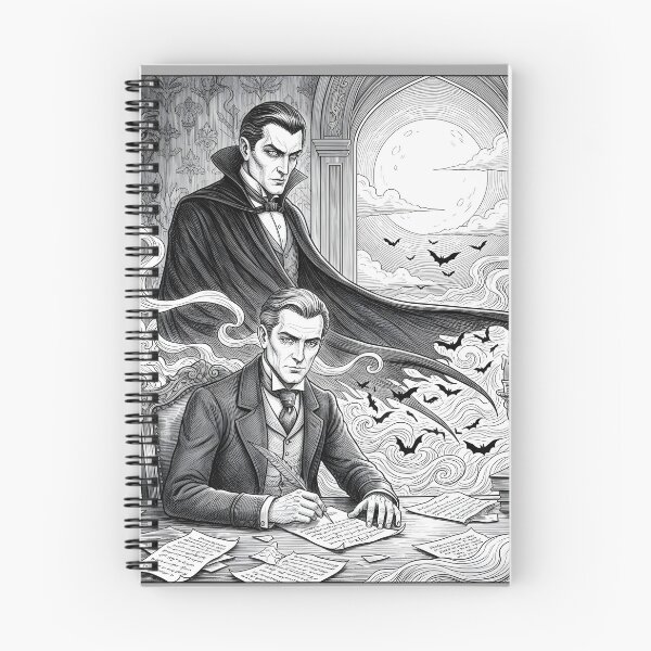 Item preview, Dracula and Renfield gothic moonlit study designed and sold by Shoot-The-Moon.