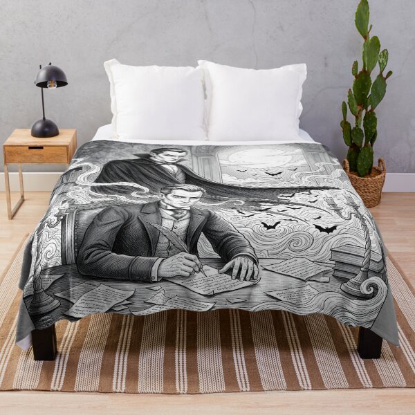 Item preview, Dracula and Renfield gothic moonlit study designed and sold by Shoot-The-Moon.