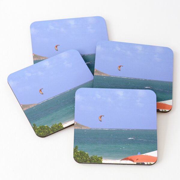 Item preview, Kitesurfers on Orient Bay St. Martin designed and sold by LisaWootenPhoto.