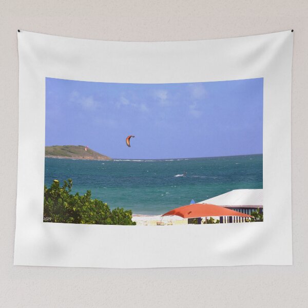 Item preview, Kitesurfers on Orient Bay St. Martin designed and sold by LisaWootenPhoto.