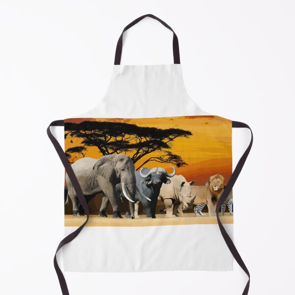 Item preview, The Big 5 of wildlife in Africa designed and sold by KAUKUDESIGNS.