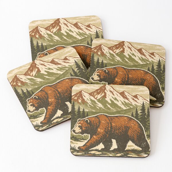 Item preview, Mountain Monarch Bear designed and sold by Sukapha.