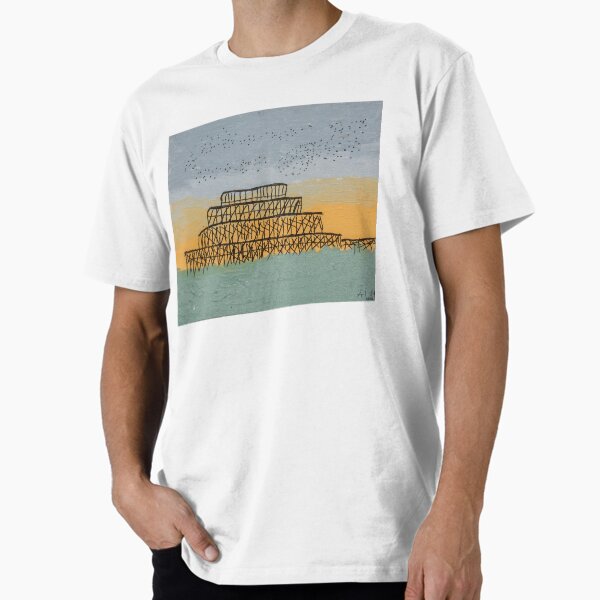 Item preview, Murmerations over Brighton's West Pier at Sunset designed and sold by Aidas-art.